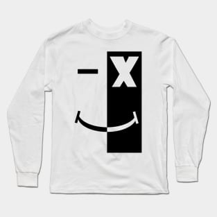 Unique Smiley face Vintage Graphic Retro Japanese Long Sleeve T-Shirt